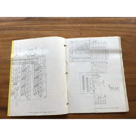 Vintage 1982 Williams JOUST Video Game Unit Drawing Set Manual - Picture 4 of 9